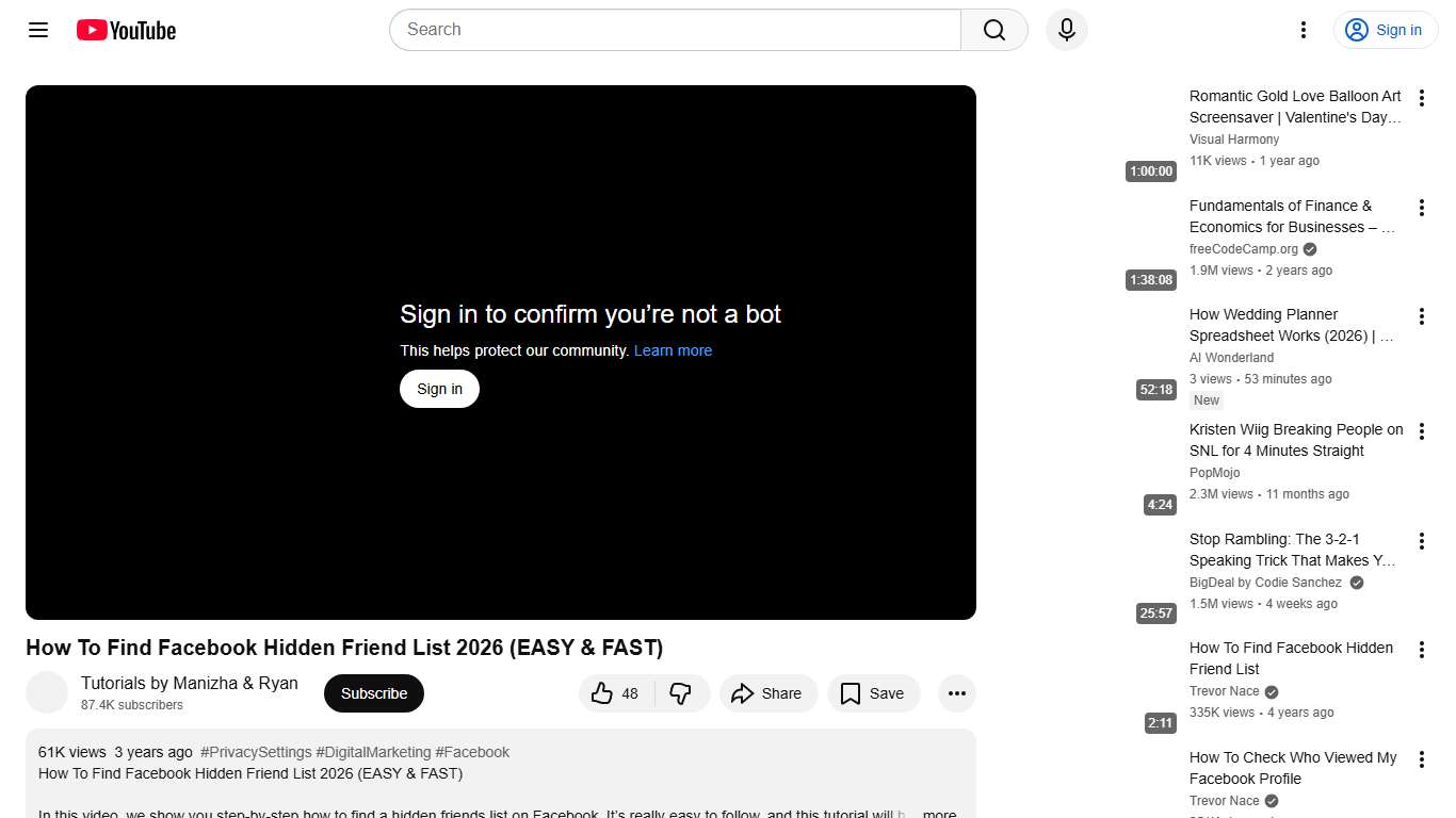 How To Find Facebook Hidden Friend List 2026 (EASY & FAST) - YouTube